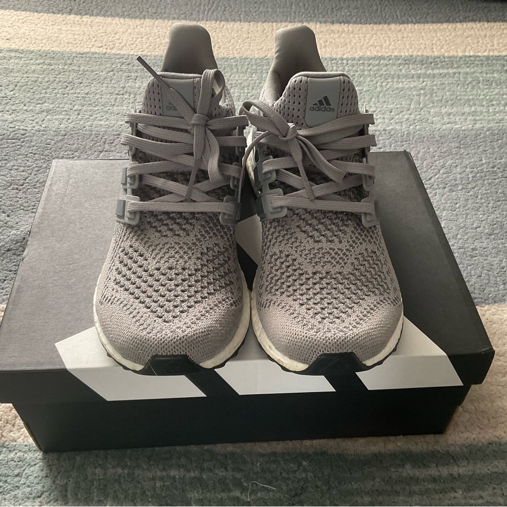 Adidas Light Gray Athletic Sneakers